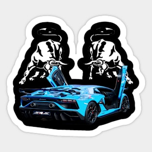 Lamborghini SVJ Supercar Products Sticker